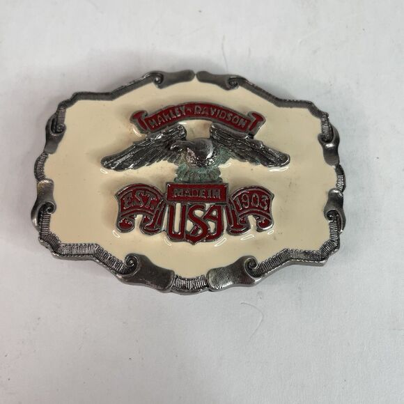 Harley-Davidson Other - Harley Davidson Flying Eagle Belt Buckle MADE IN USA EST. 1903 Enamel 901